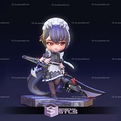 Ellen Joe Chibi Zenless Zone Zero STL Files 3D Model