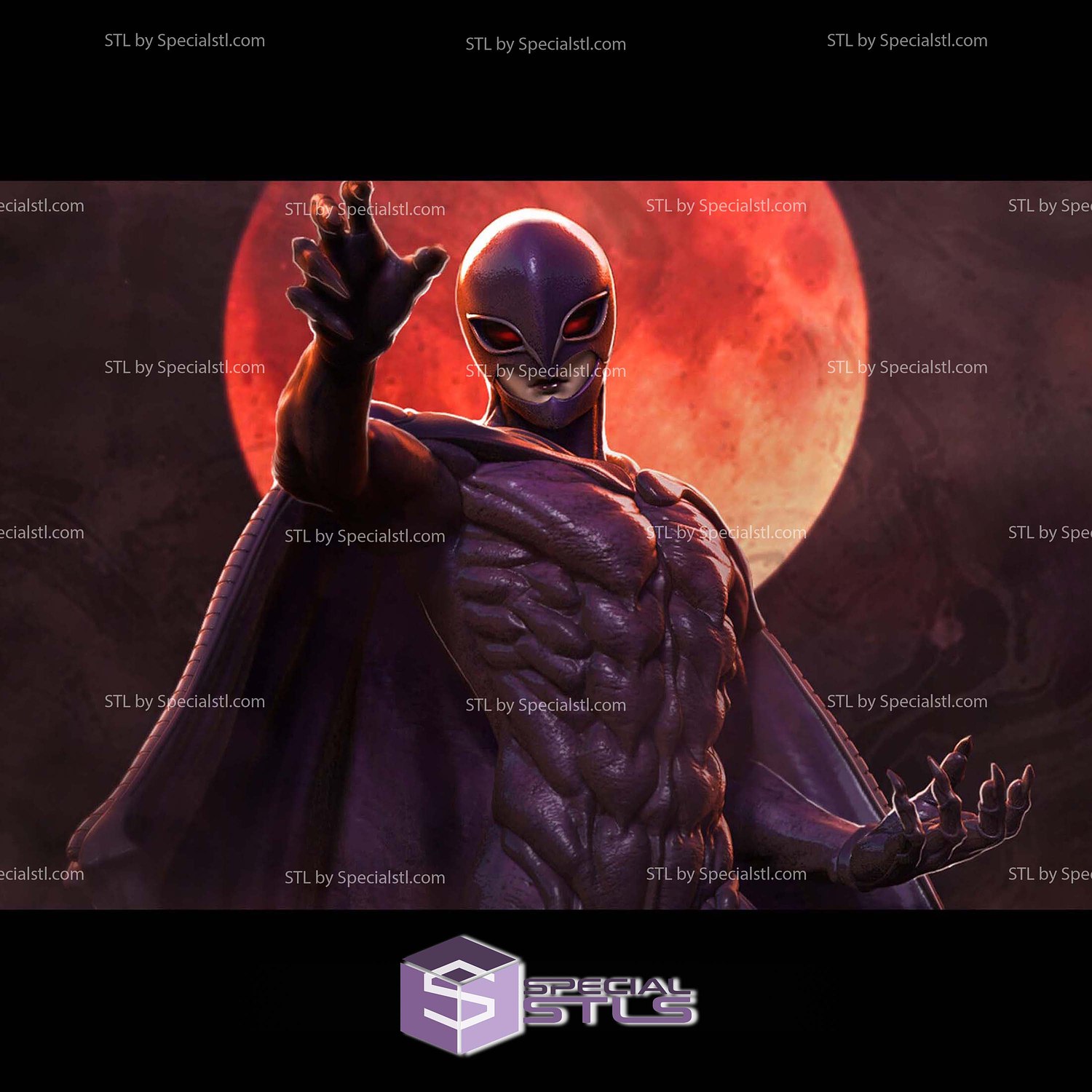 Femto Moon Berserk 3D Printing Models STL Model — view 2