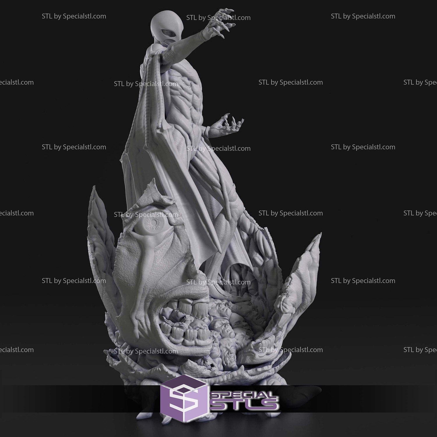 Femto Moon Berserk 3D Printing Models STL Model — view 4