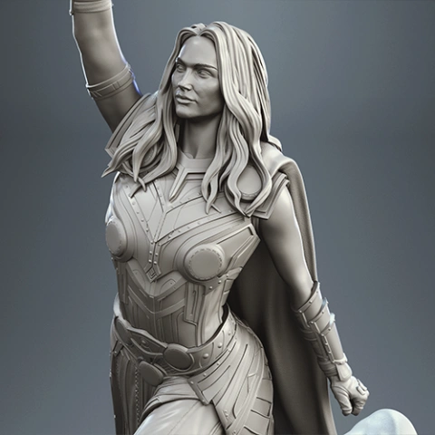 Jane Foster Thor 3D Printer Files | Assembly STL Model
