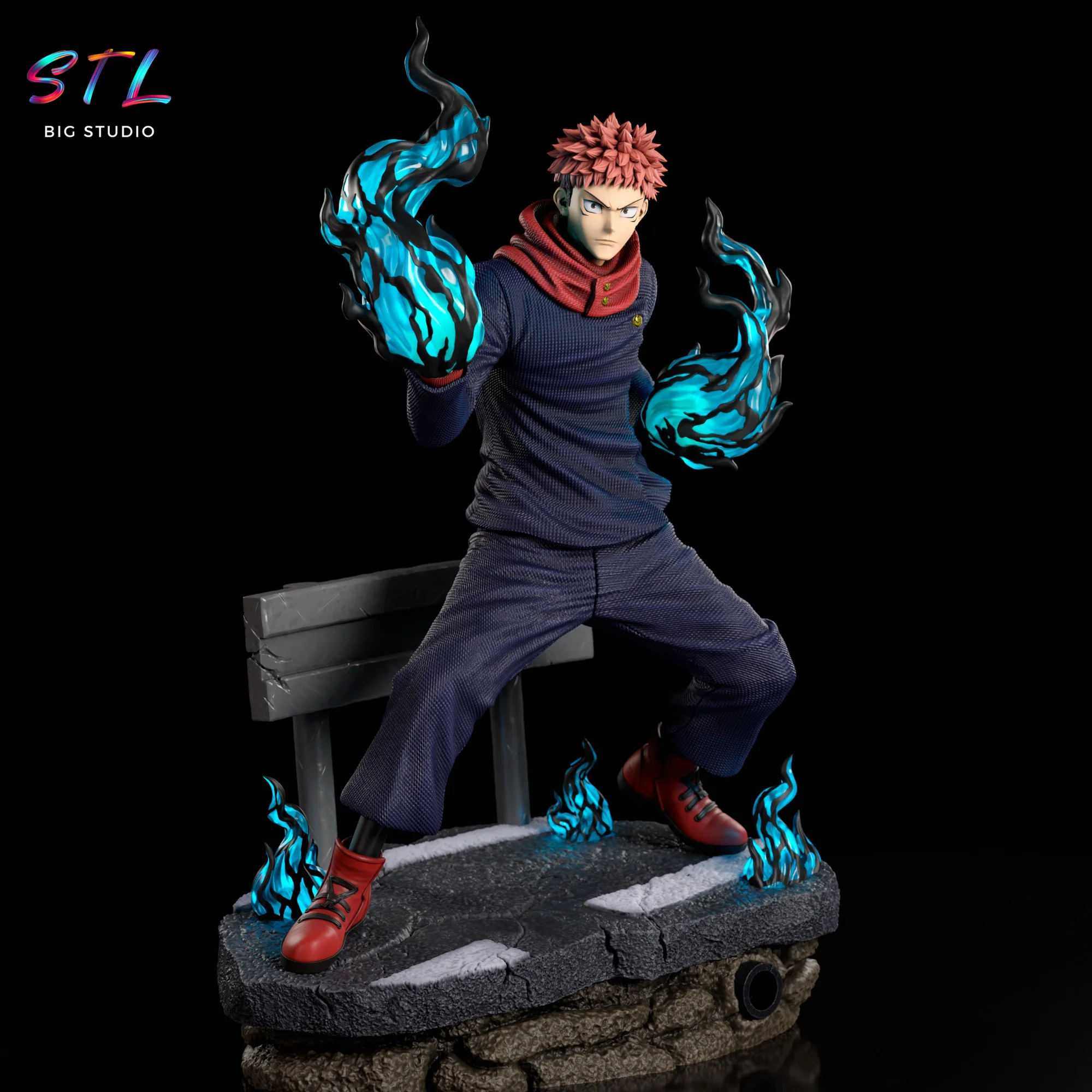Yuji Itadori STL | Jujutsu Kaisen | 3D Model to Print Model