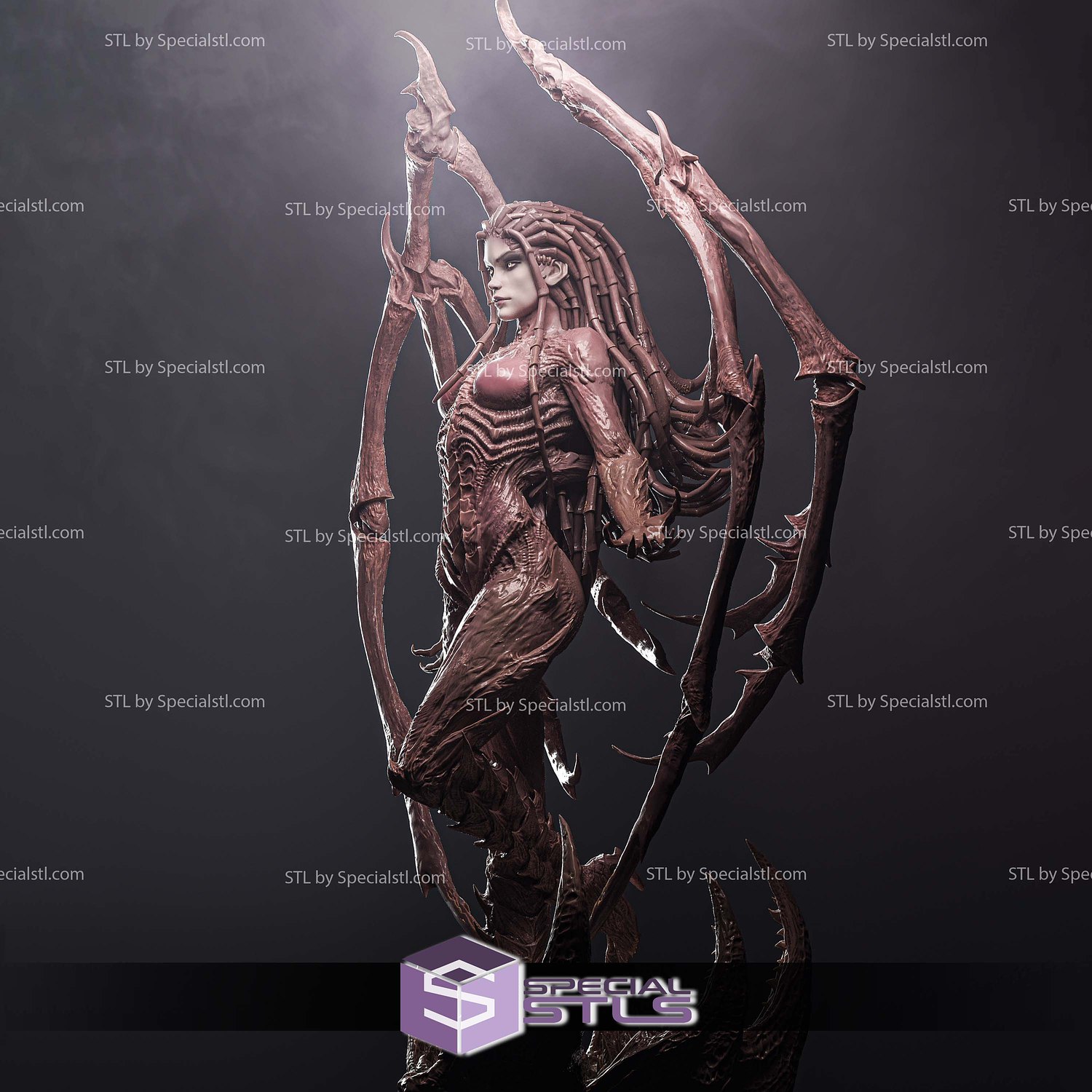 Sarah Kerrigan 2025 STL Files 3D Model — view 4