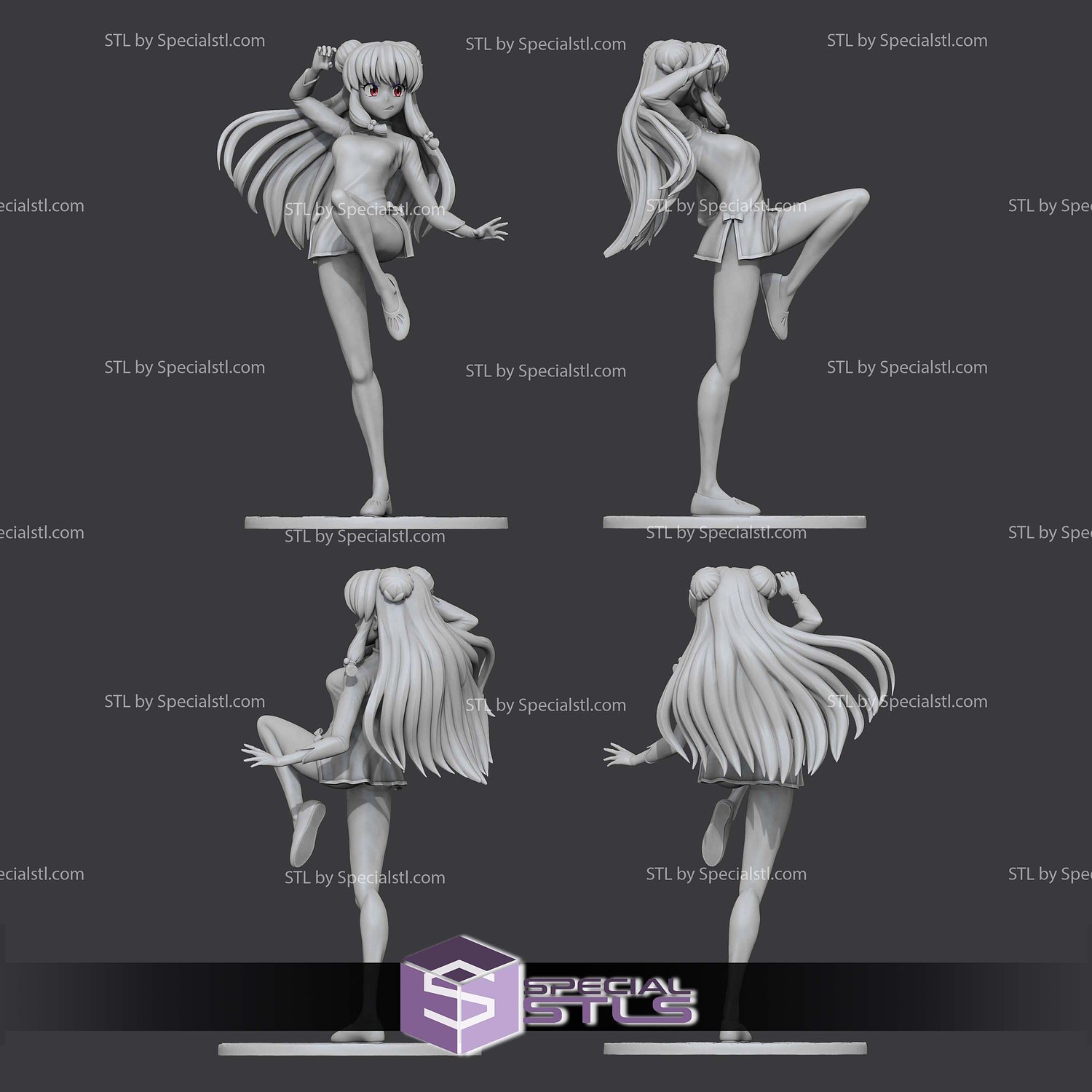 Shampoo Standalone Sculptures 3D Printing STL Model — view 3