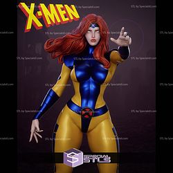 Jean Grey Classic Outfit Thicc 3D Printer Files STL Model