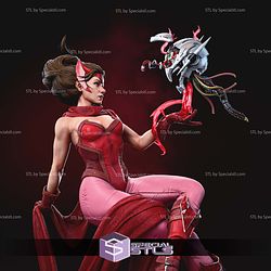 Scarlet Witch and Ultron Body STL Printer Files 3D Model