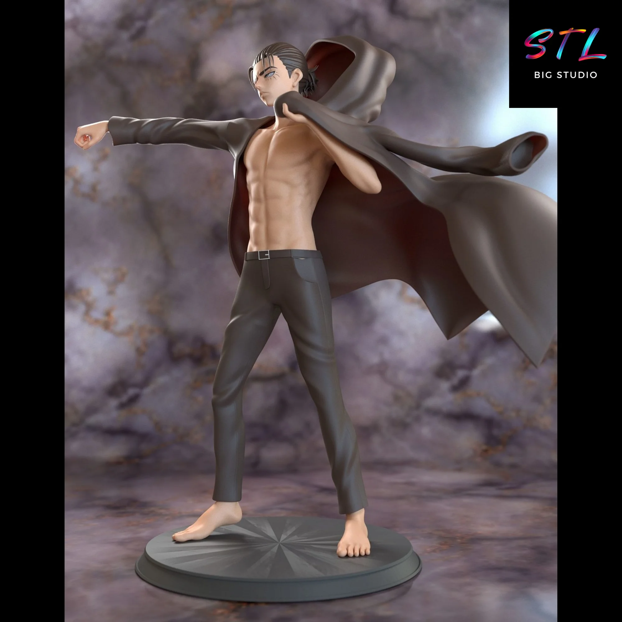 Eren Jaeger STL | Attack on Titan | 3D Printable Model Model — view 2