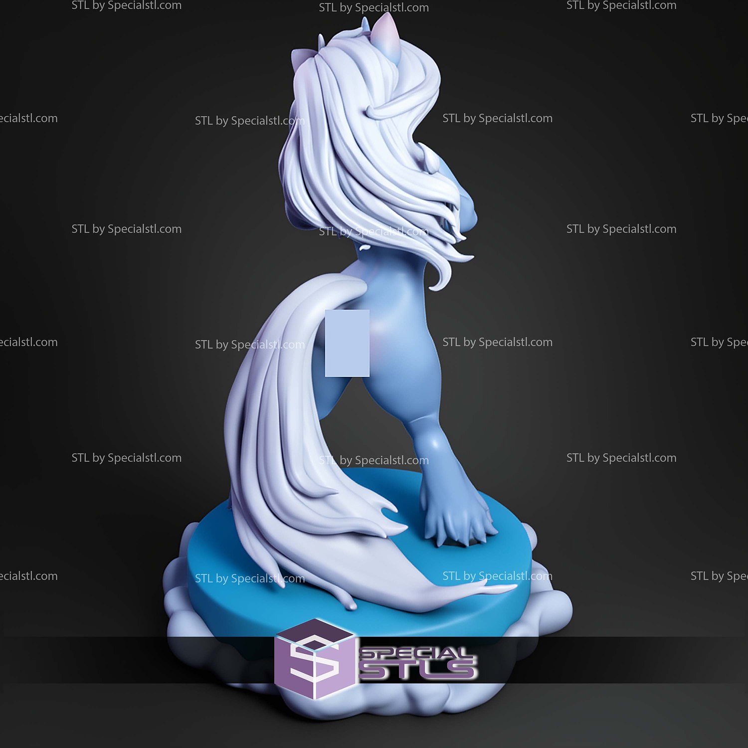 Trixie My Little Pony Alternative STL Files 3D Model — view 2