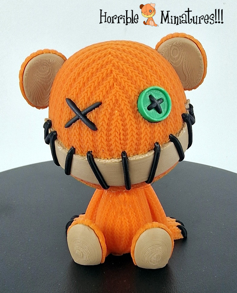 Horrible knitted teddy!!! 3D STL Model