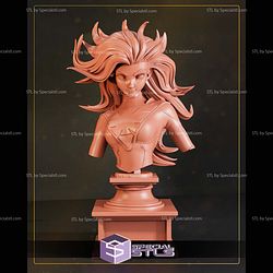 Dark Phoenix Stylized Bust 3D Printer Files STL Model