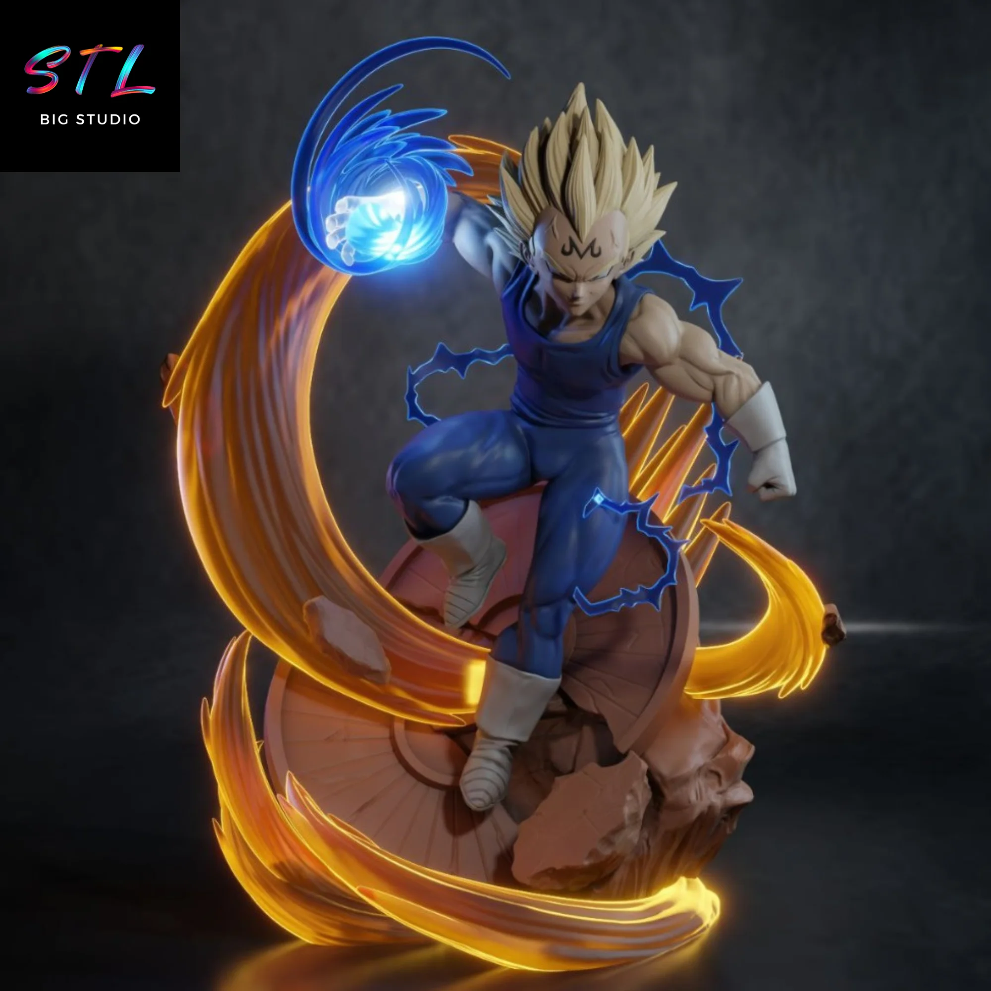Majin Vegeta STL | Dragon Ball | 3D Printable Figure Model