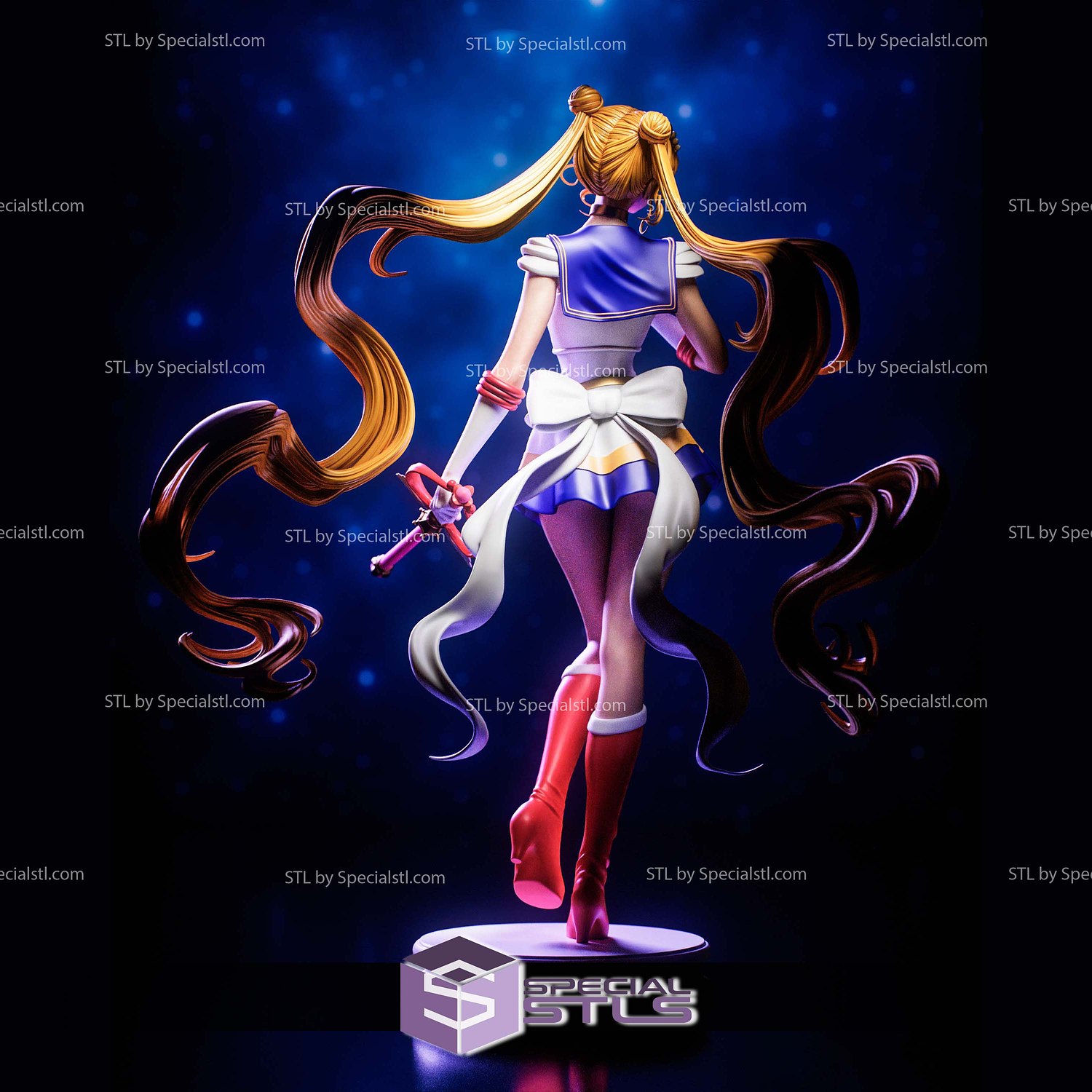 Sailor Moon New Style 3D Printer Files STL Model — view 3