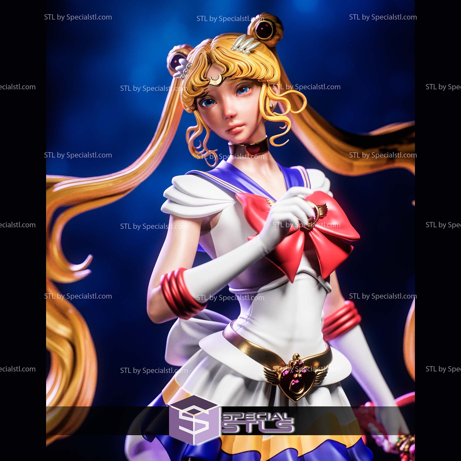 Sailor Moon New Style 3D Printer Files STL Model — view 4