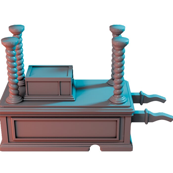 Icecreamcart II - Detailed Tabletop Figurine 3D STL Model — view 2