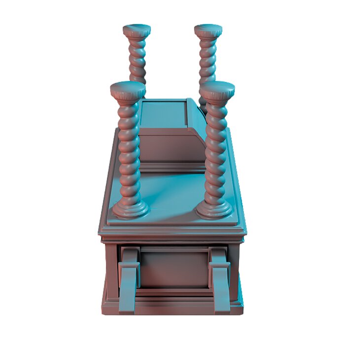 Icecreamcart II - Detailed Tabletop Figurine 3D STL Model — view 4