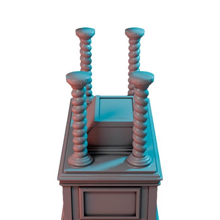 Icecreamcart II - Detailed Tabletop Figurine 3D STL Model — view 5