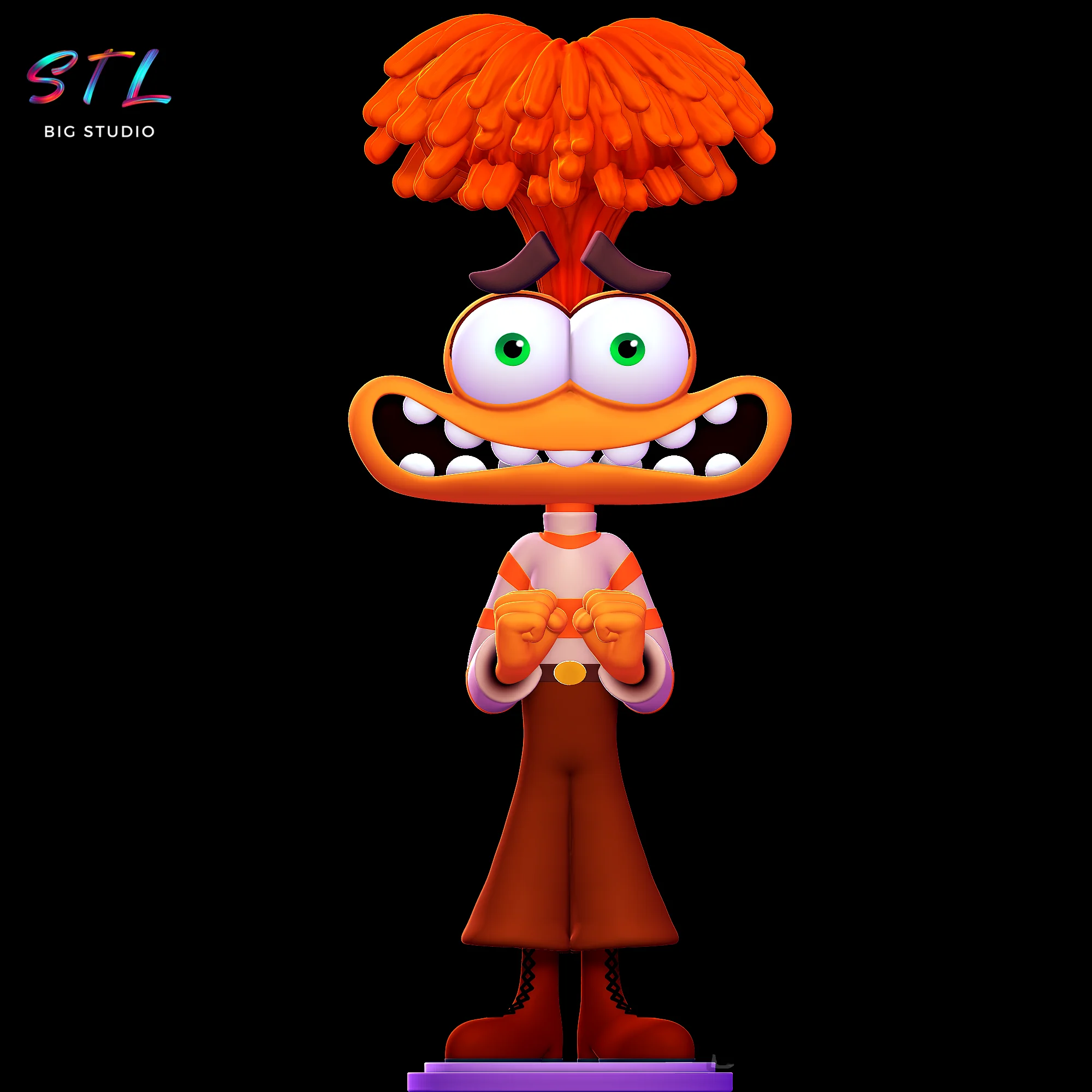 Anxiety STL | Inside Out 2 | 3D Printable Figure Model