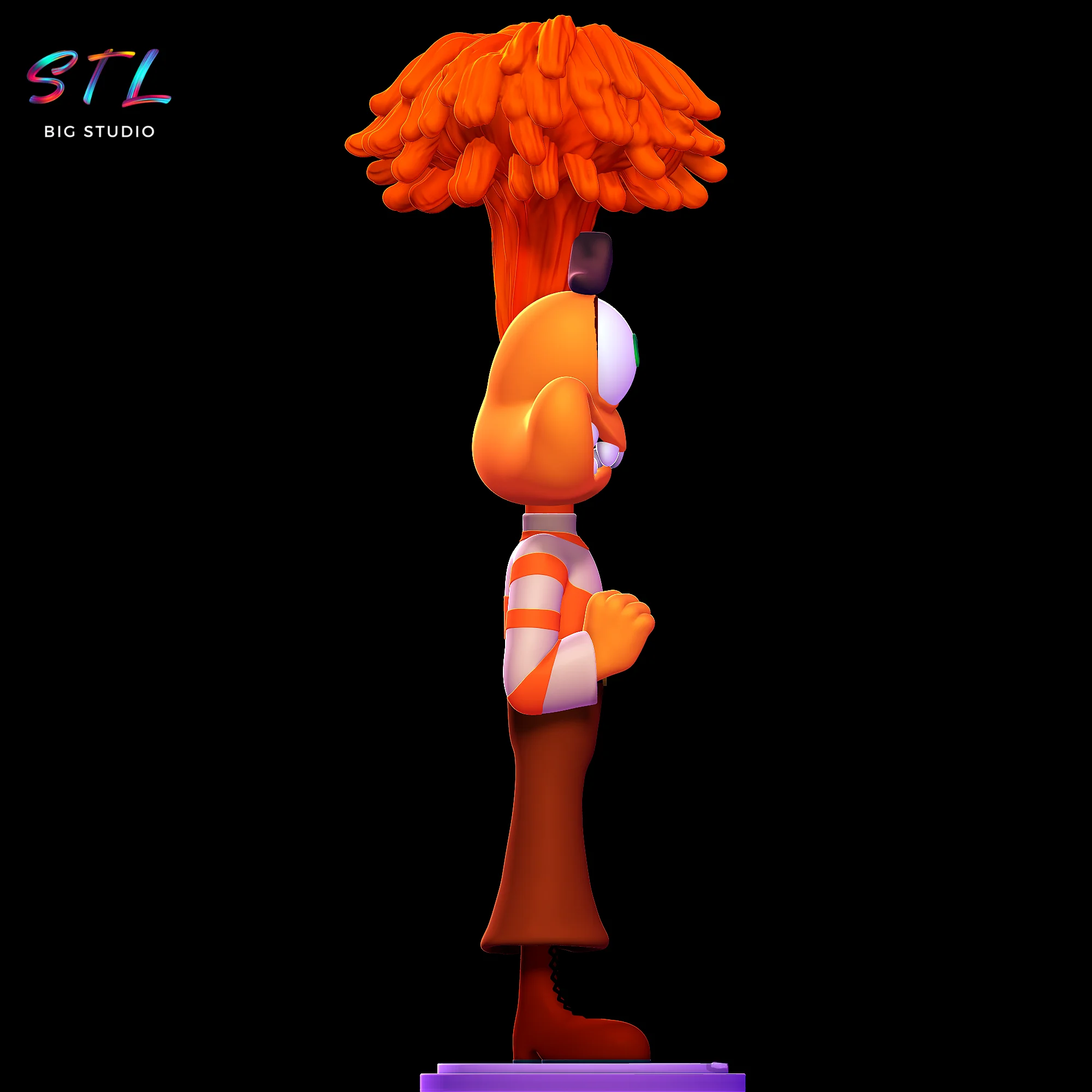 Anxiety STL | Inside Out 2 | 3D Printable Figure Model — view 2