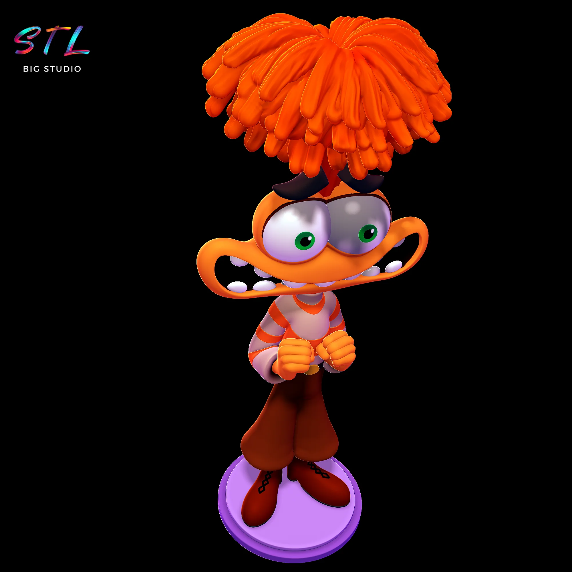 Anxiety STL | Inside Out 2 | 3D Printable Figure Model — view 4