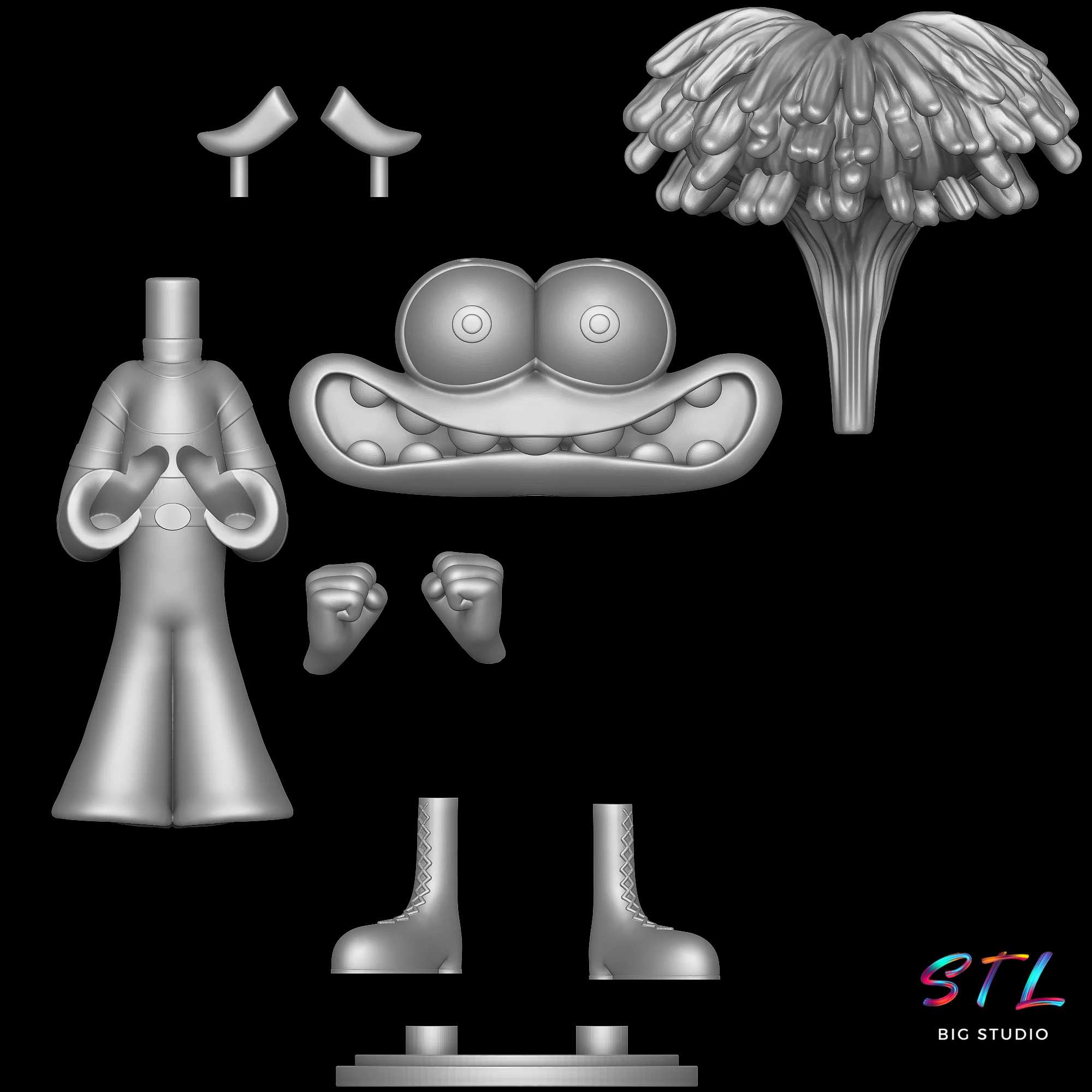 Anxiety STL | Inside Out 2 | 3D Printable Figure Model — view 5