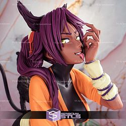Yoruichi Licking 3D Print Files STL Model