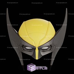 Cosplay STL Files Wolverine PS5 Helmet 3D Model