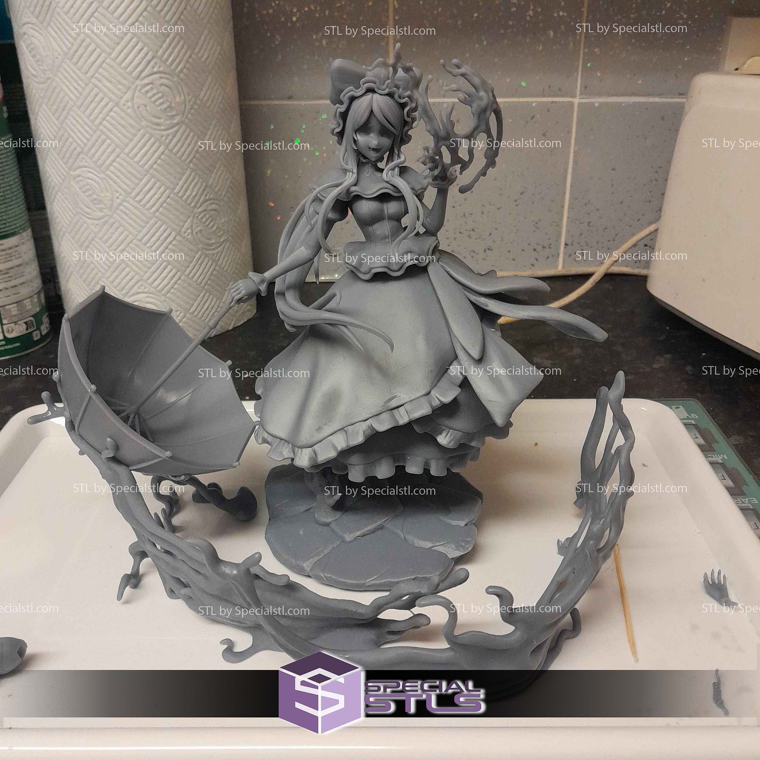 Shalltear Bloodfallen Overlord Digital STL Files 3D Model — view 5