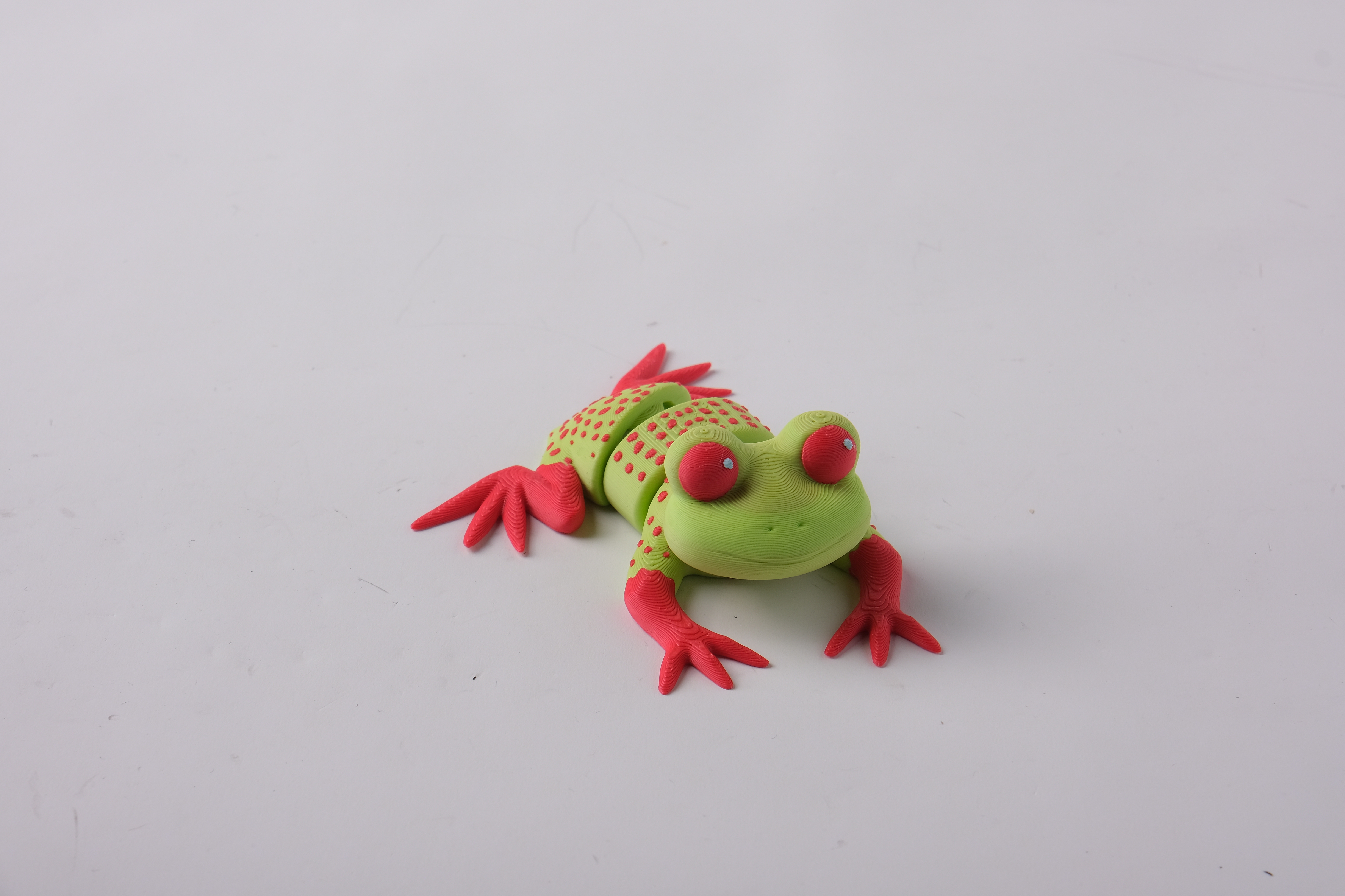 Rainforest Frog Fidget Toy – Articulated Model 3D 3MF Model — view 2