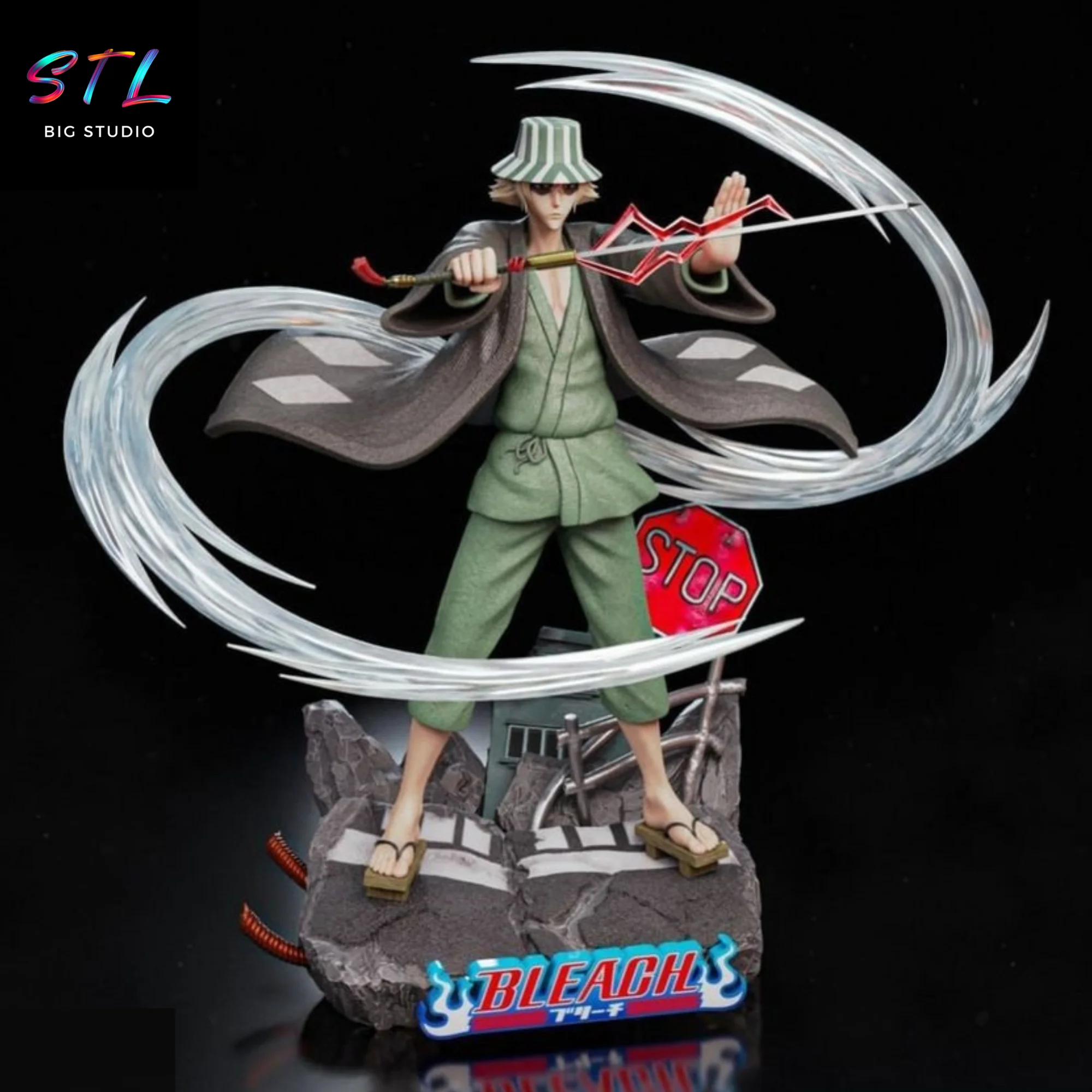 Kisuke Urahara STL Figure | Bleach | 3D Printable Model Model