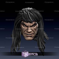 Custom Figure Head STL Collection - Conan John Buscema 3D Model