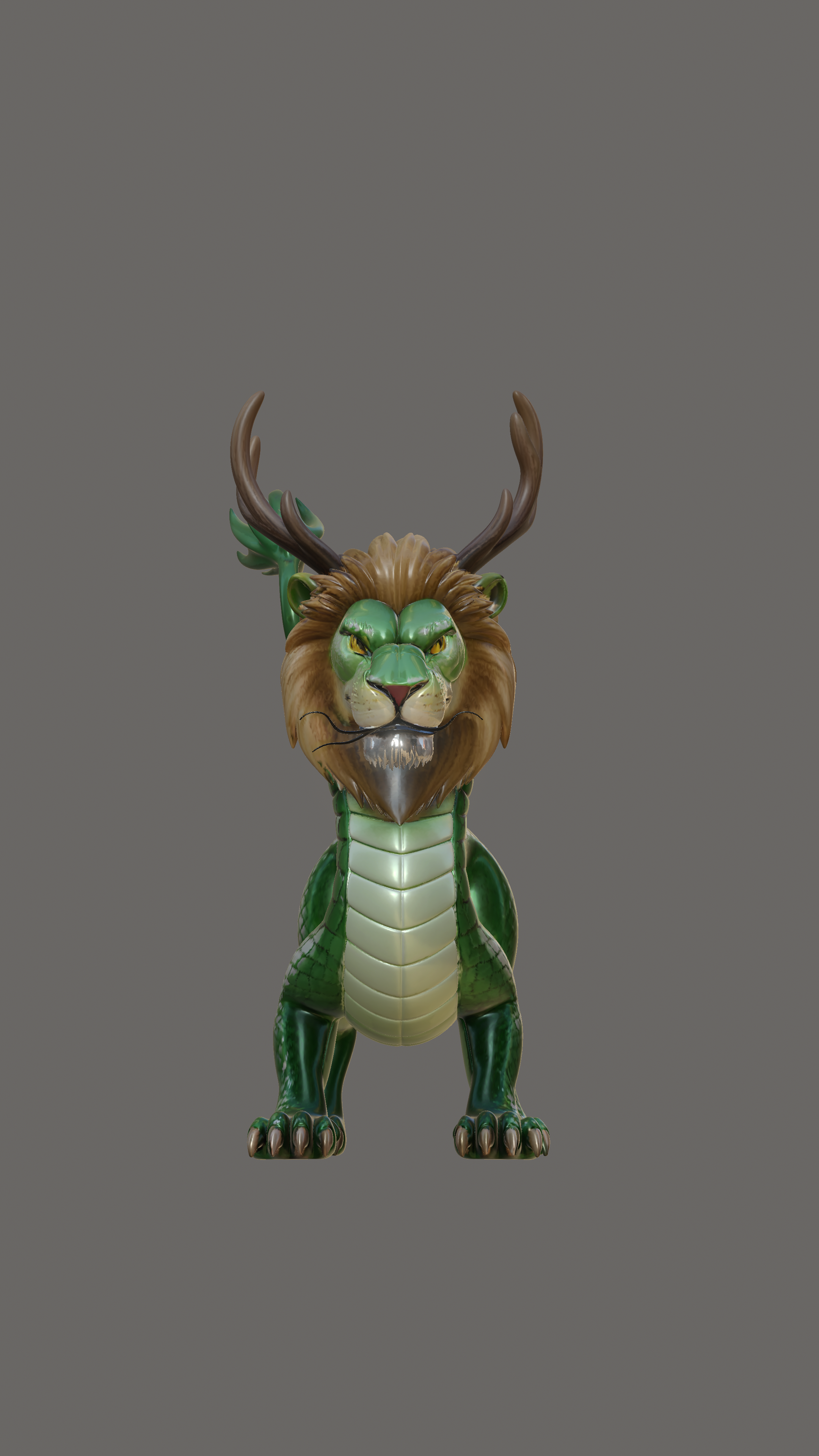 Malem Pakhangba - The Protector of Earth (Naga-Vansh Series) 3D STL Model