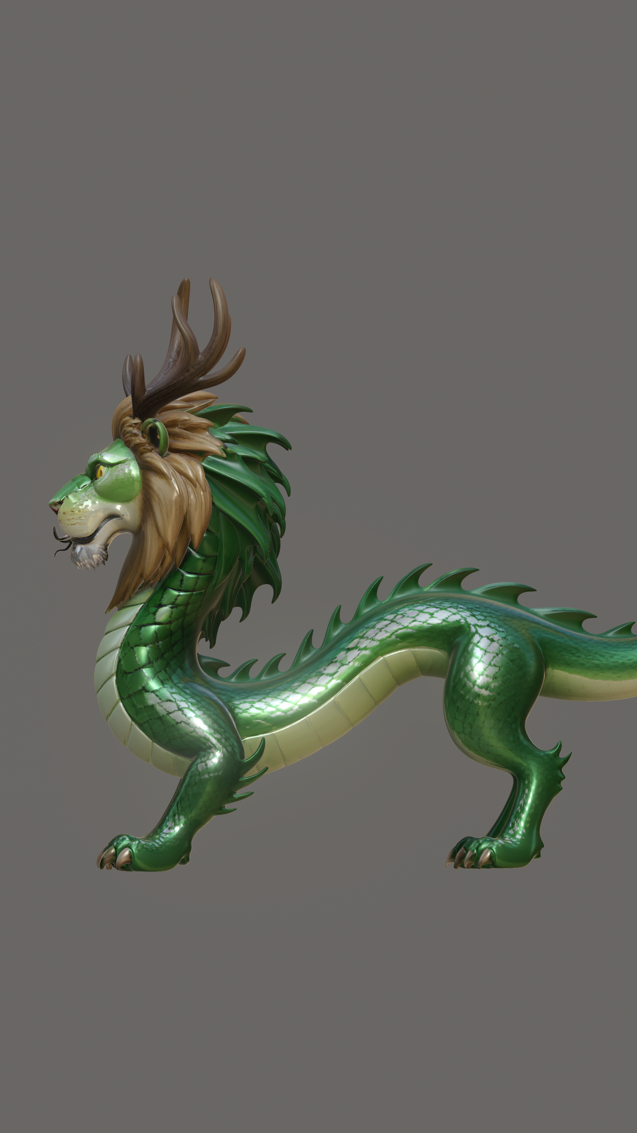 Malem Pakhangba - The Protector of Earth (Naga-Vansh Series) 3D STL Model — view 2