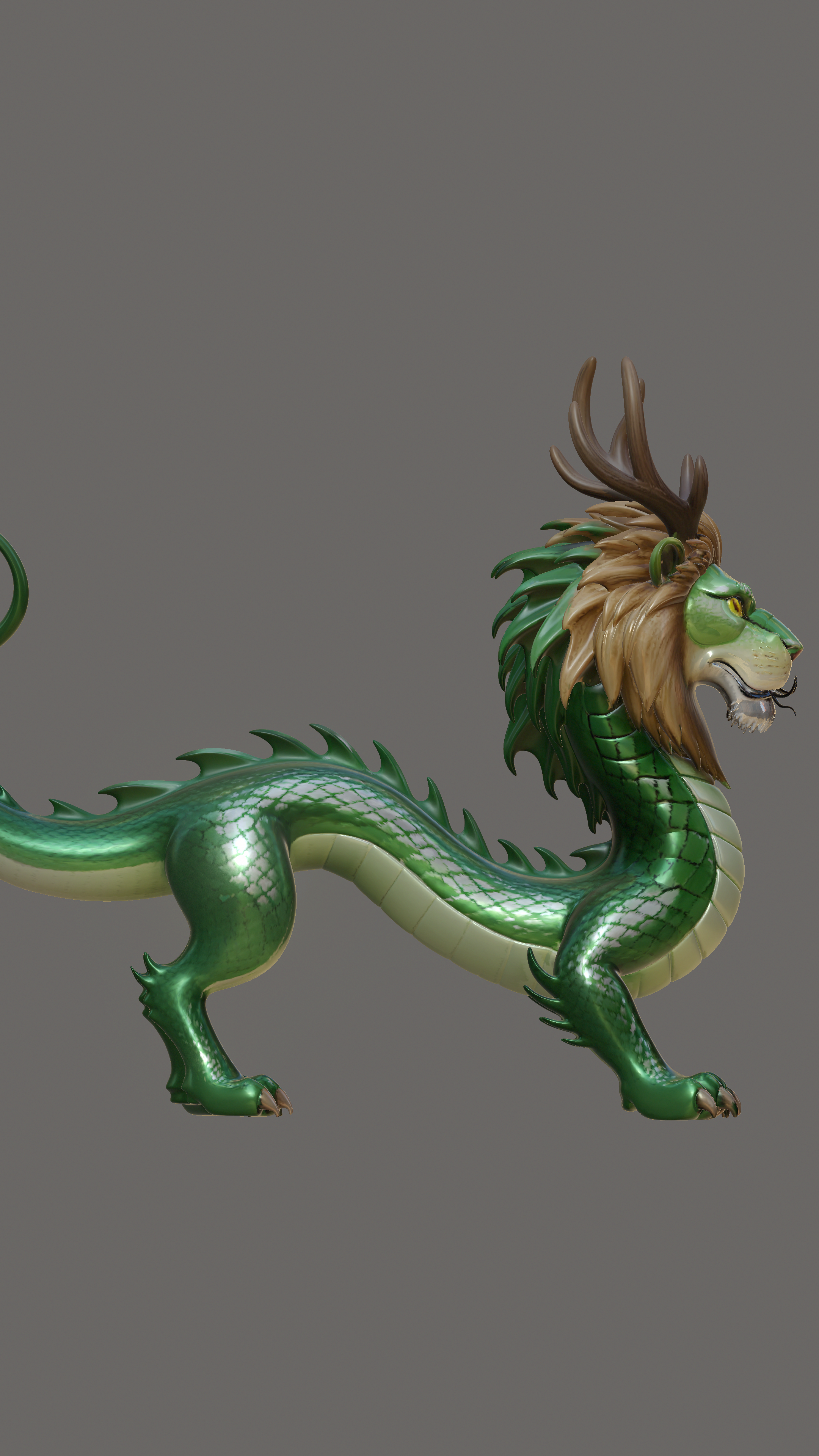 Malem Pakhangba - The Protector of Earth (Naga-Vansh Series) 3D STL Model — view 4