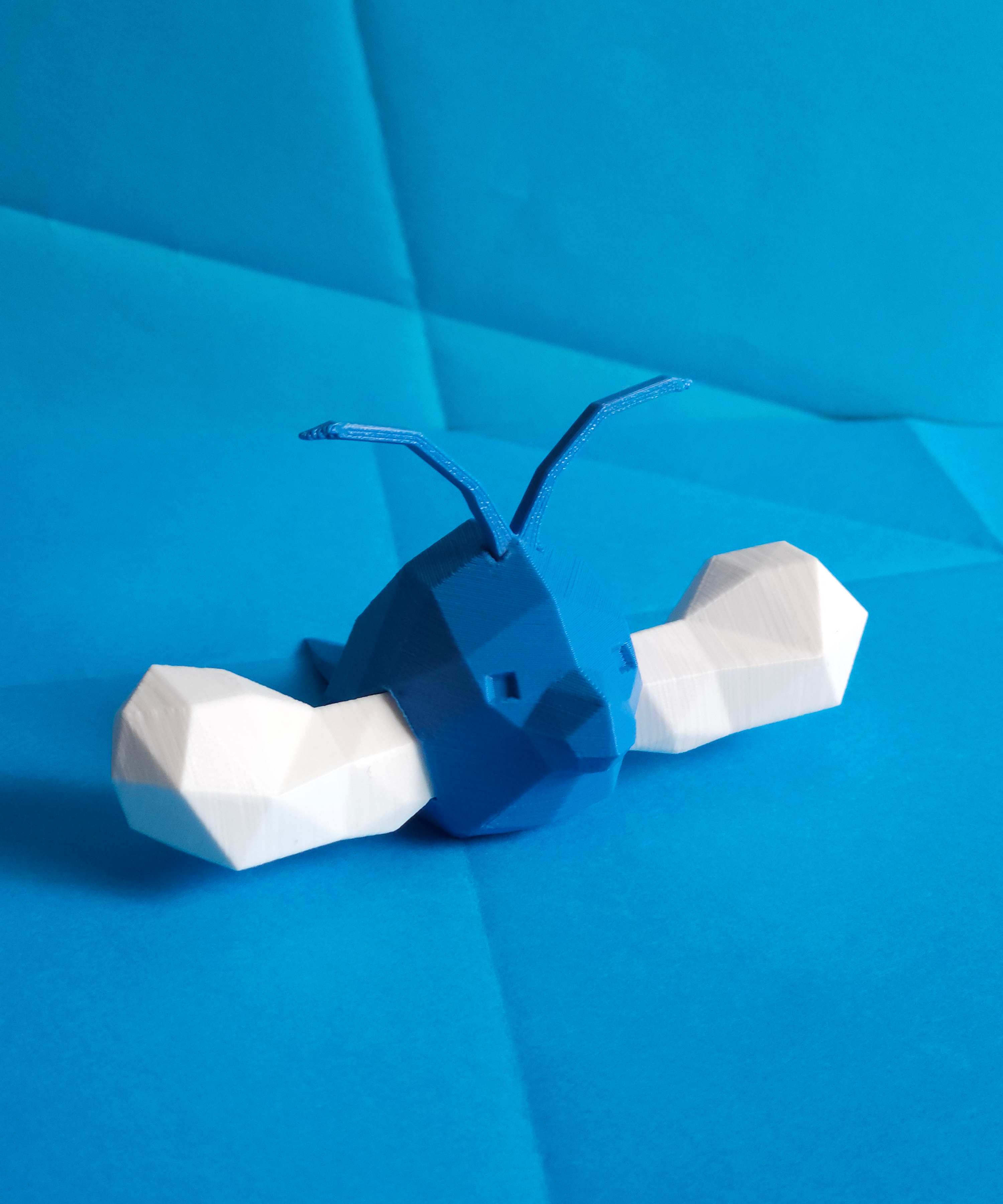 Swablu Low Poly Pokemon 3D STL Model — view 2