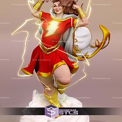 Mary Marvel Power Pose 3D Printer Files STL Model