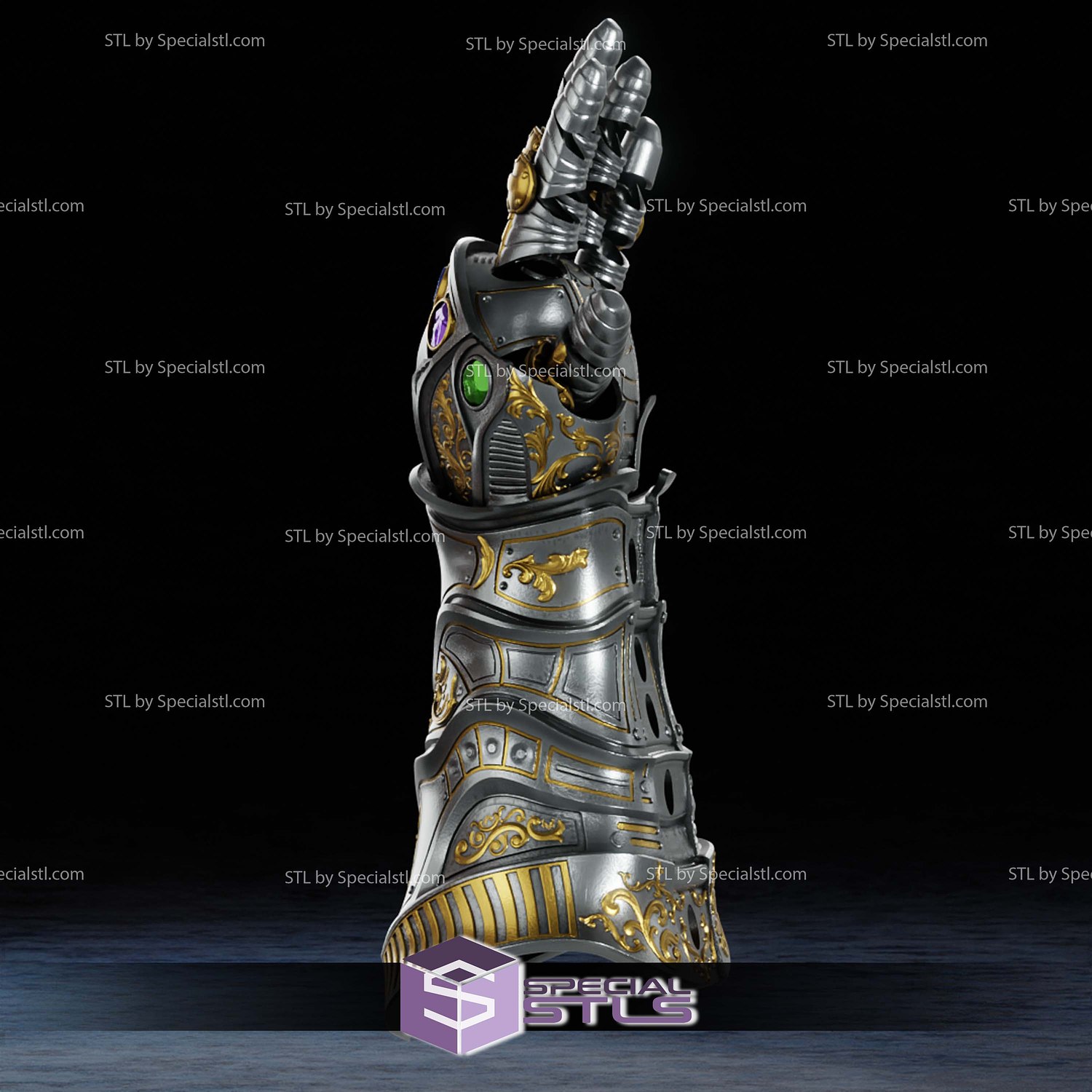 Cosplay STL Files Dr Doom Infinity Gauntlet 3D Model — view 3