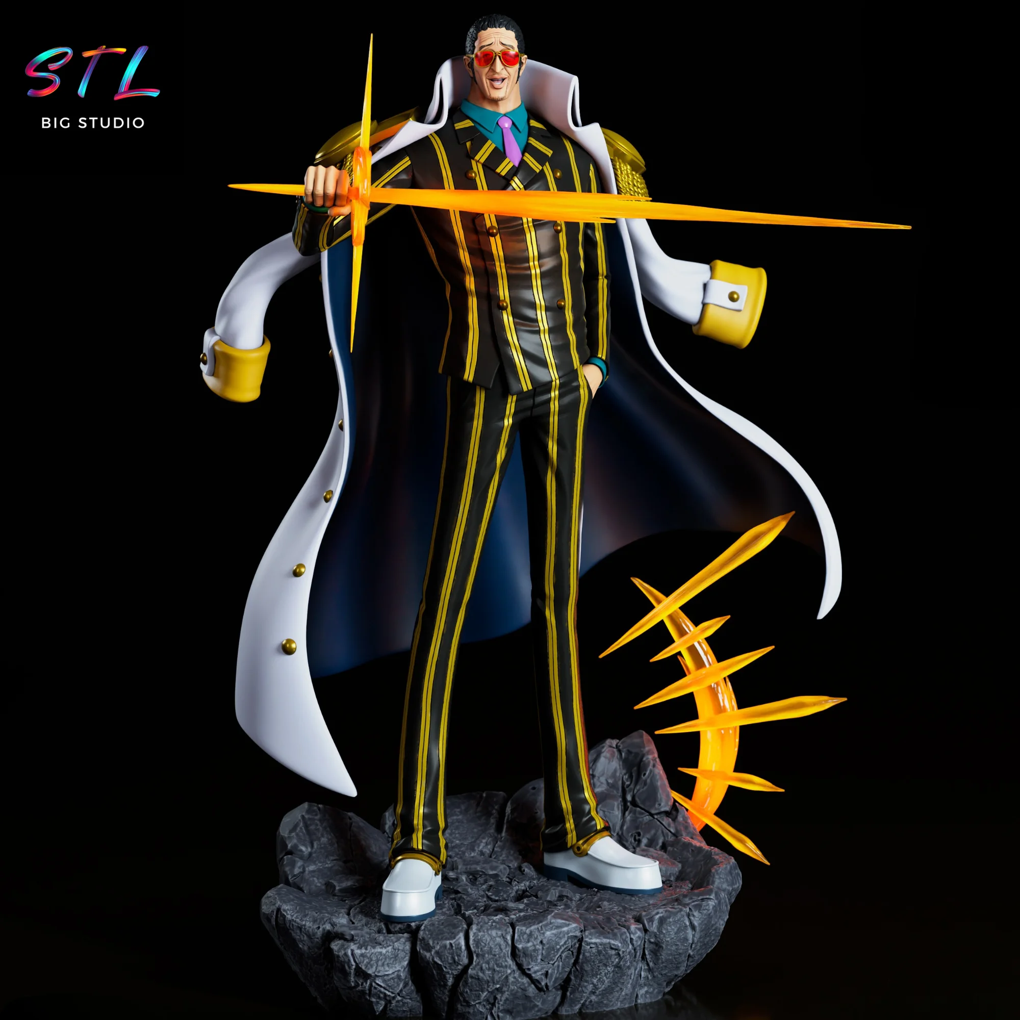 Kizaru STL | One Piece | 3D Printable Model Model — view 2