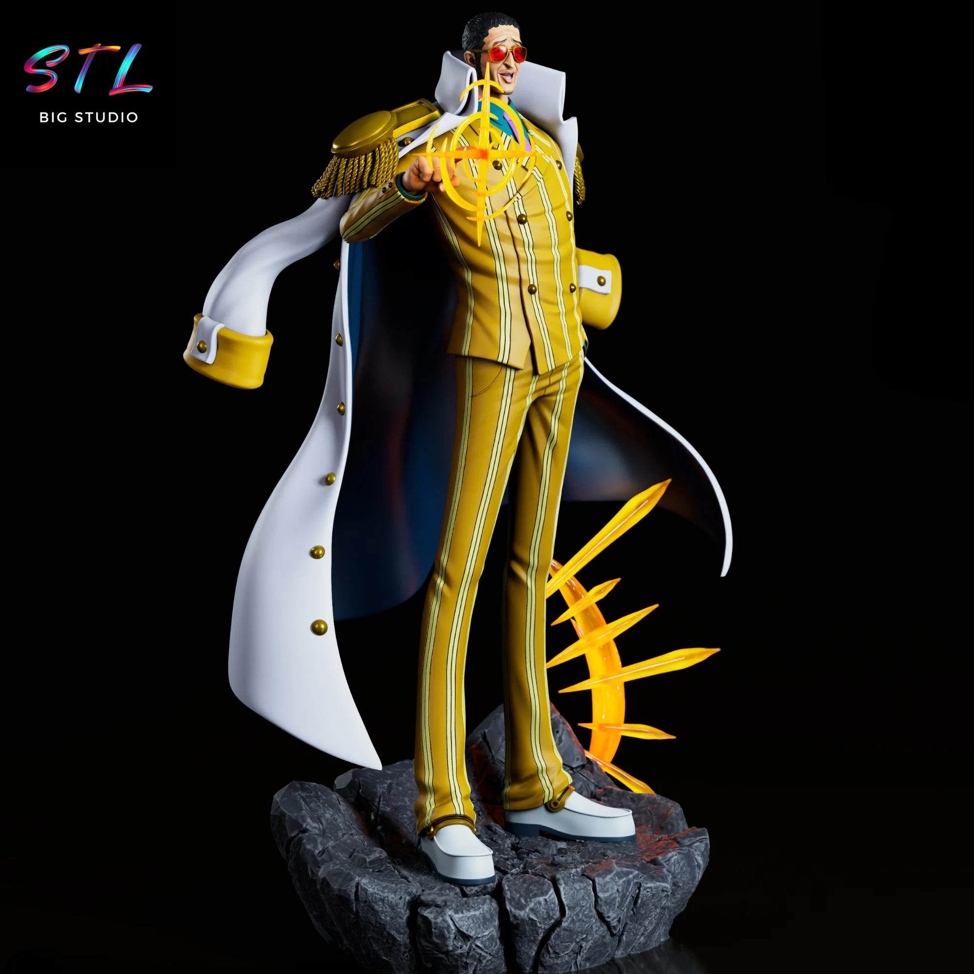 Kizaru STL | One Piece | 3D Printable Model Model — view 4