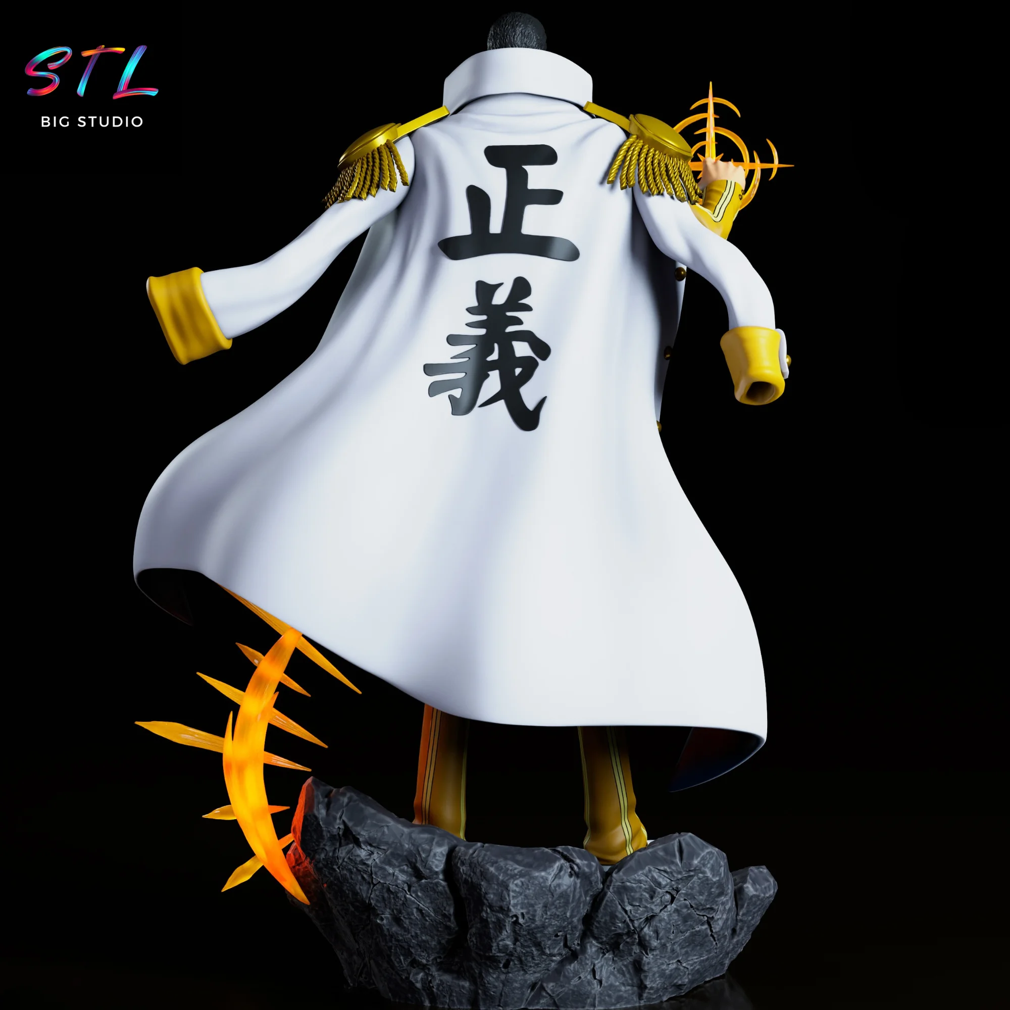 Kizaru STL | One Piece | 3D Printable Model Model — view 5