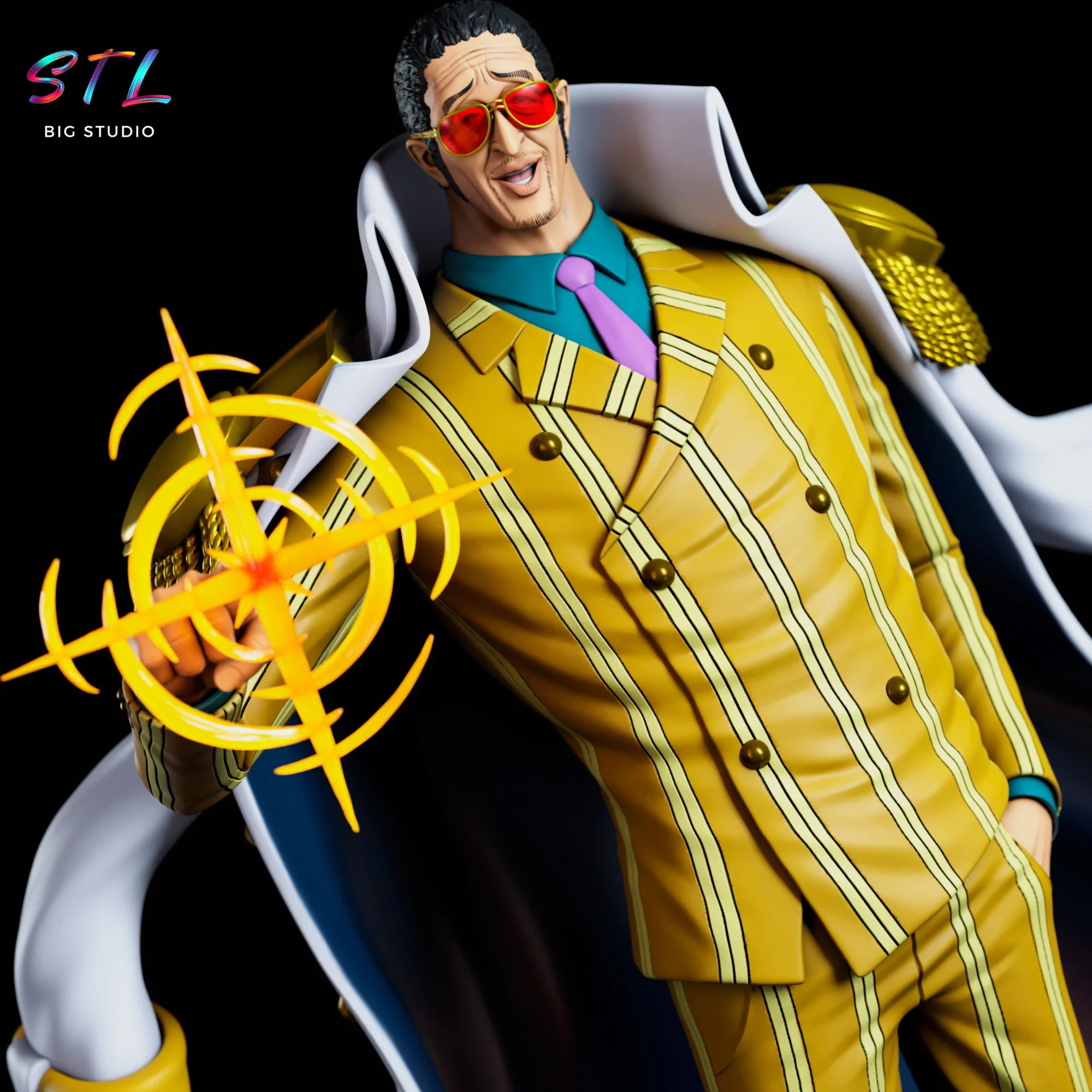 Kizaru STL | One Piece | 3D Printable Model Model — view 6