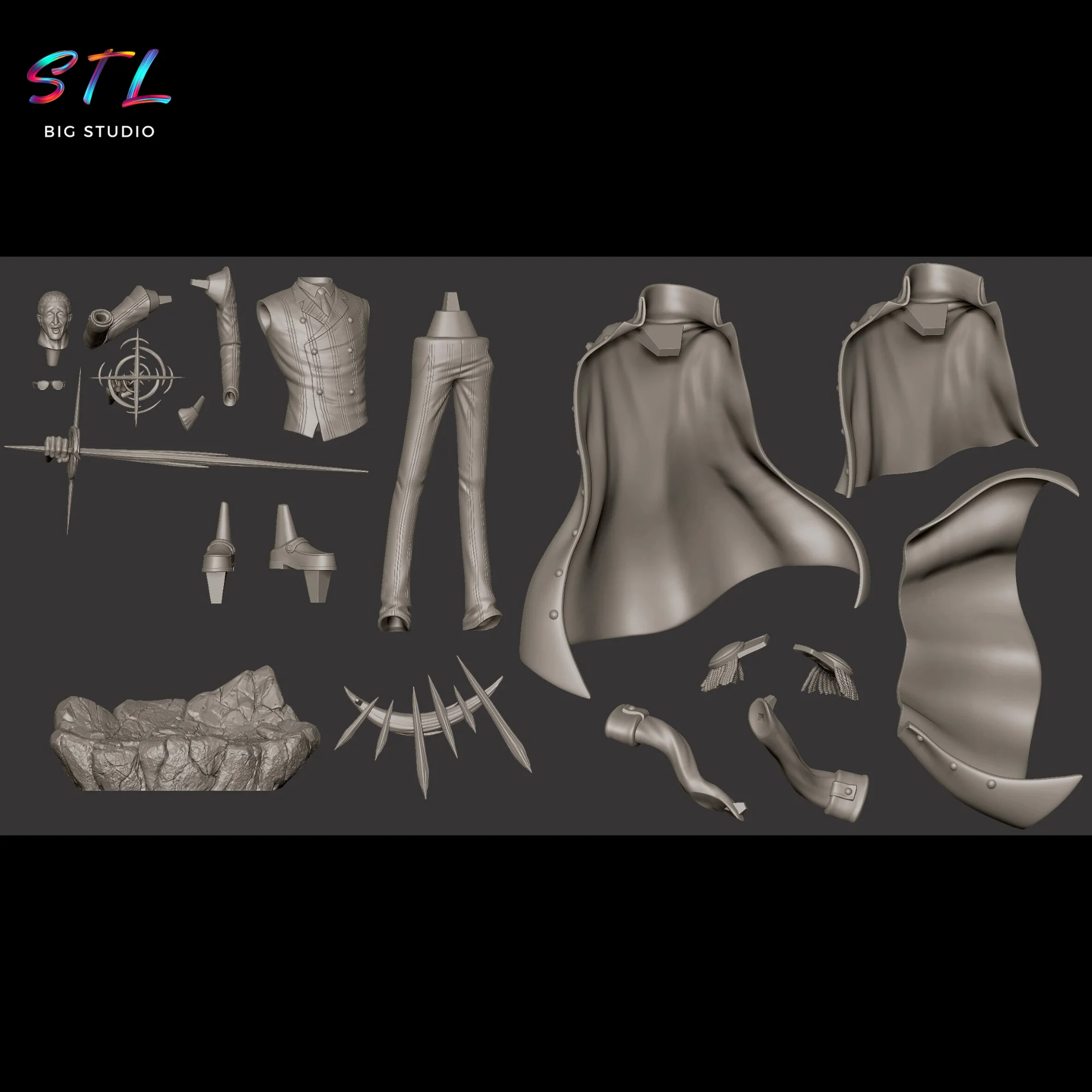 Kizaru STL | One Piece | 3D Printable Model Model — view 7