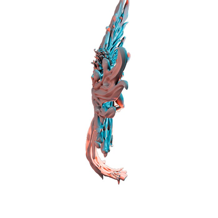 Firebird Summers VI - Printable Resin Model 3D STL Model — view 4