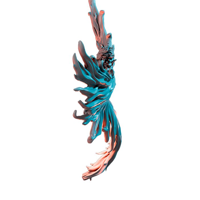 Firebird Summers VI - Printable Resin Model 3D STL Model — view 5