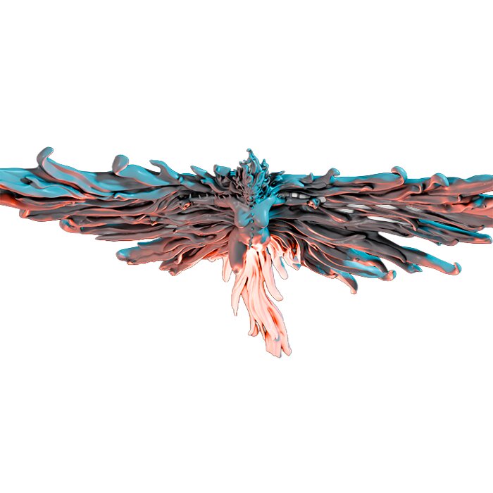 Firebird Summers VI - Printable Resin Model 3D STL Model — view 6
