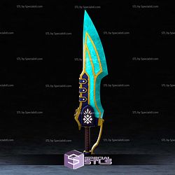 Cosplay STL Files Lunastra Dagger MH 3D Model