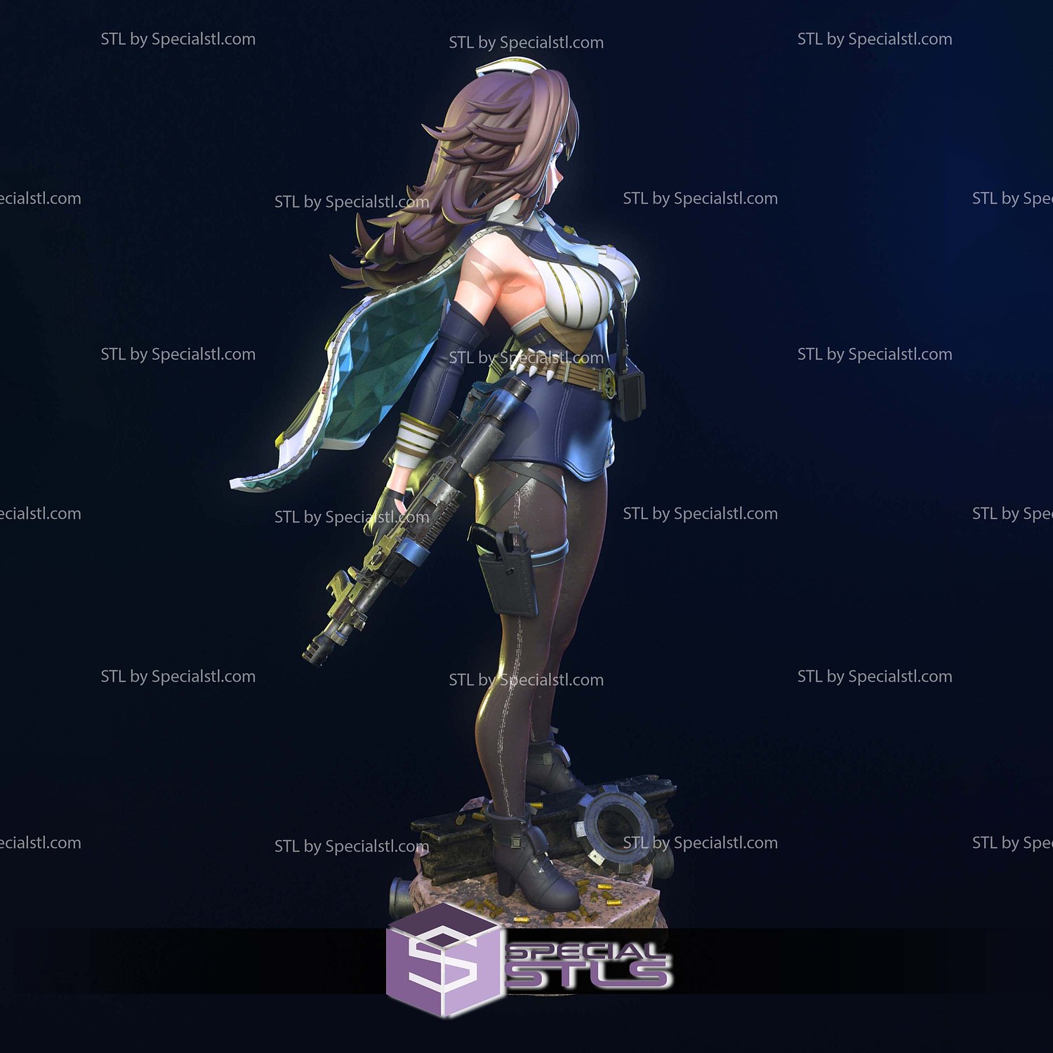 Marian Nikke Goddess of Victory STL Files 3D Model — view 4