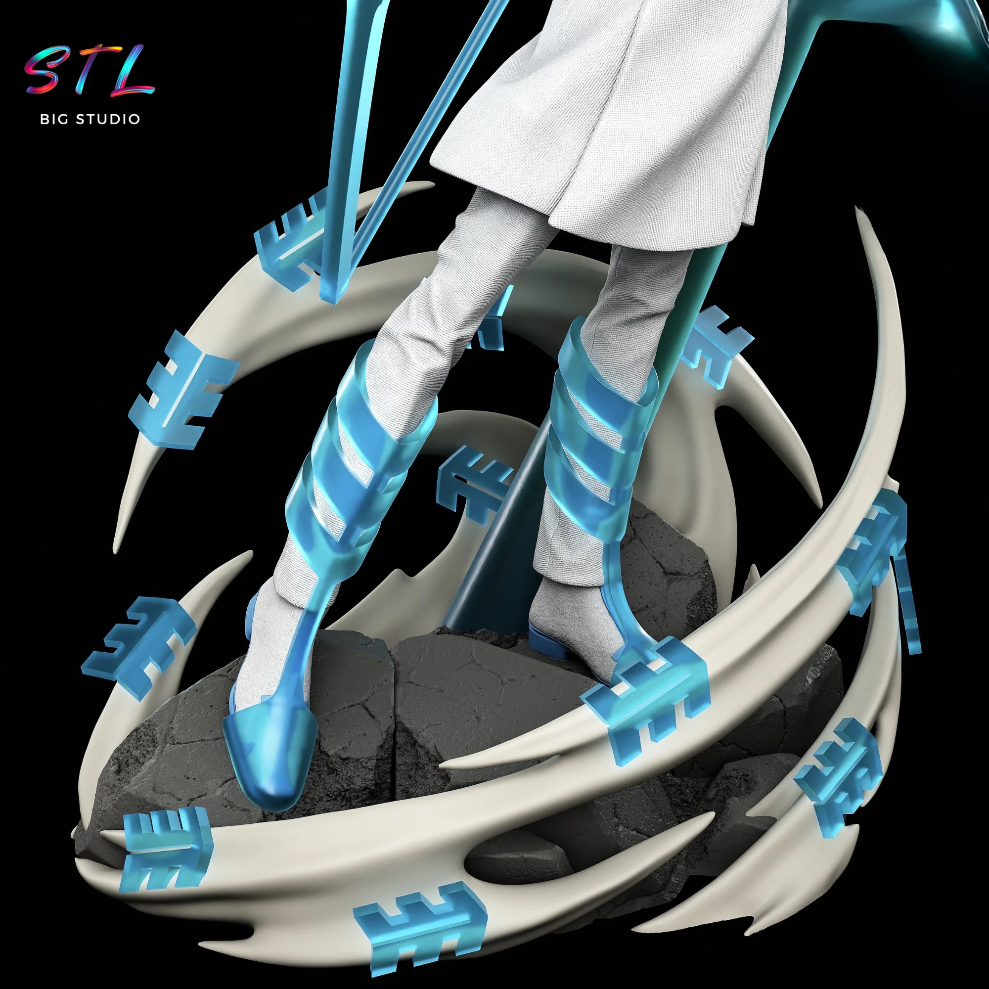 Uryu Ishida STL | Bleach | 3D Printable Figure Model — view 5