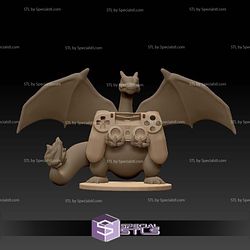 Charizard Joystick Holder 3D Model Sculpture STL Model — view 1