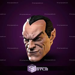 Custom Figure Head STL Collection - Black Adam 3D Model