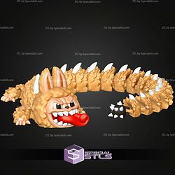 Super Basic STL Labubu Dragon MultiColor Flexi 3D Model