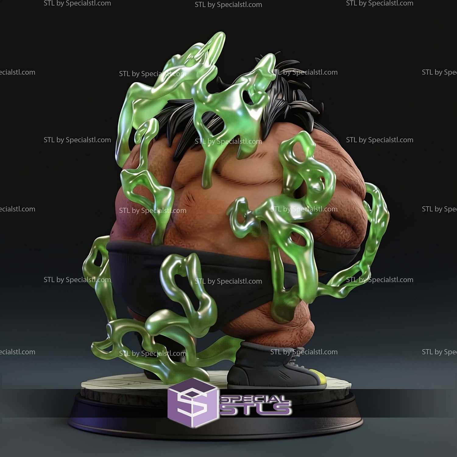 Bacterian Dragonball STL Files 3D Model — view 2